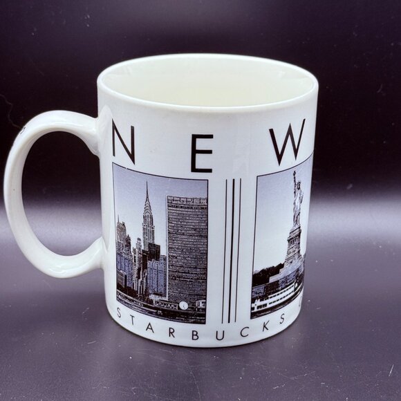 Starbucks Barista City Scenes Series New York Vintage Coffee Mug 2003 16 ounce - Picture 1 of 7